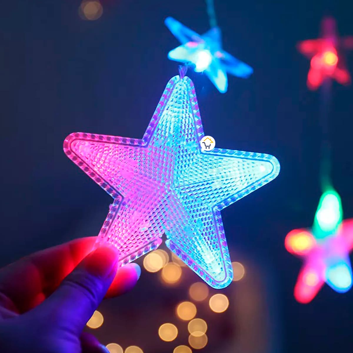 Luces Led Estrella X136 Luces 3m Navidad 